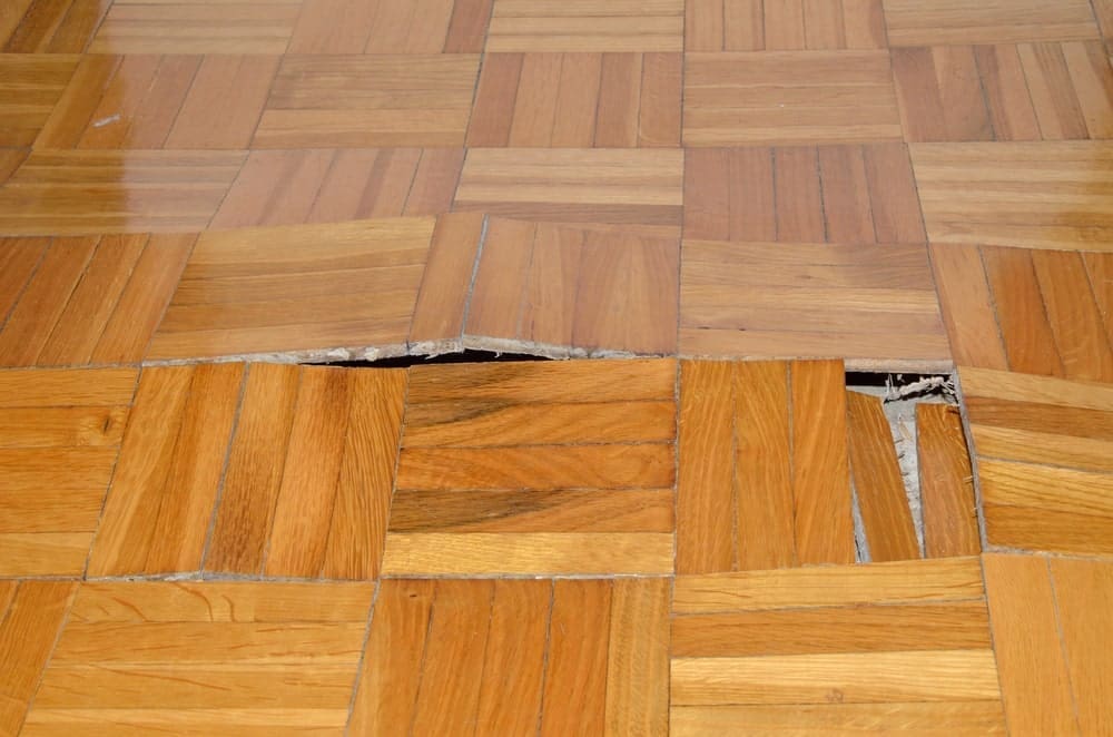 Tile Water Damage